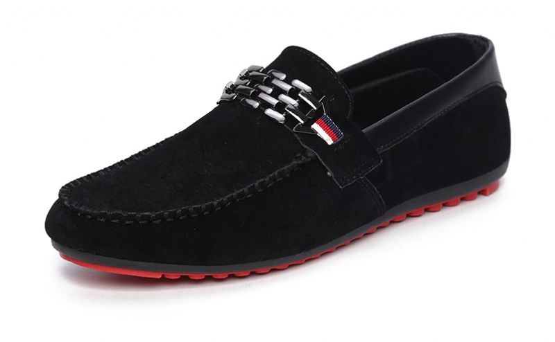 Galem Mokasyny Męskie Modne Buty - Czarny