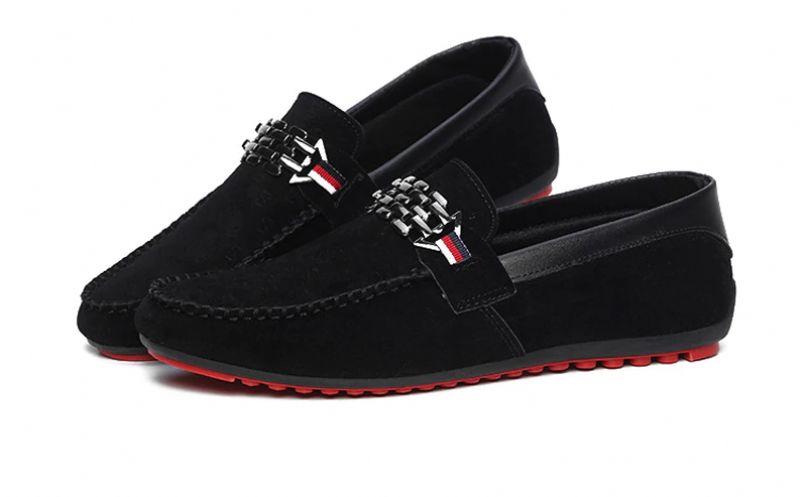 Galem Mokasyny Męskie Modne Buty - Czarny