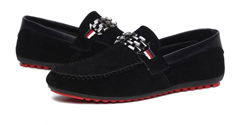 Galem Mokasyny Męskie Modne Buty - Czarny