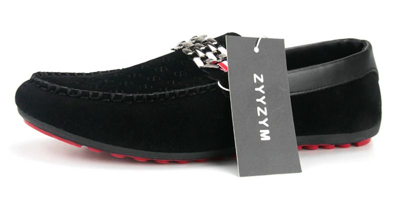 Galem Mokasyny Męskie Modne Buty - Czarny