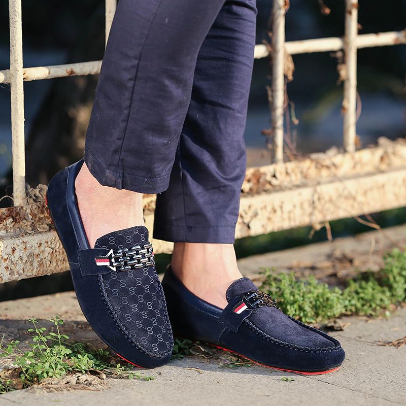 Galem Mokasyny Męskie Modne Buty - Czarny