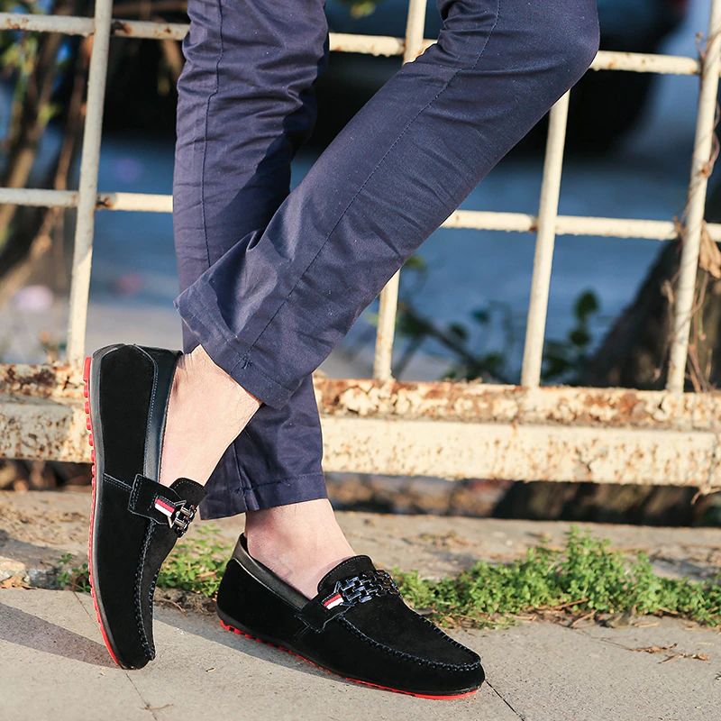 Galem Mokasyny Męskie Modne Buty - Czarny