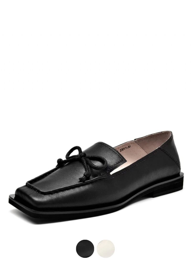 Galina Damskie Płaskie Skórzane Buty Typu Loafer