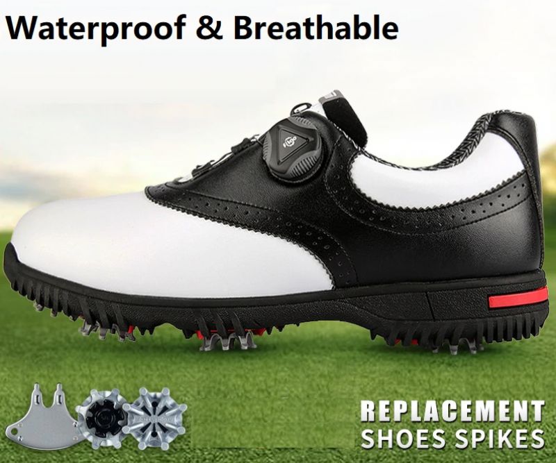 Galindo Buty Golfowe Męskie - Czarny
