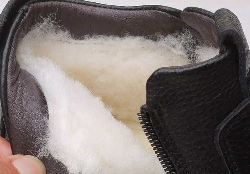 Gallette Męskie Buty Zimowe - Czarne