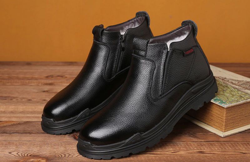 Gallette Męskie Buty Zimowe - Czarne