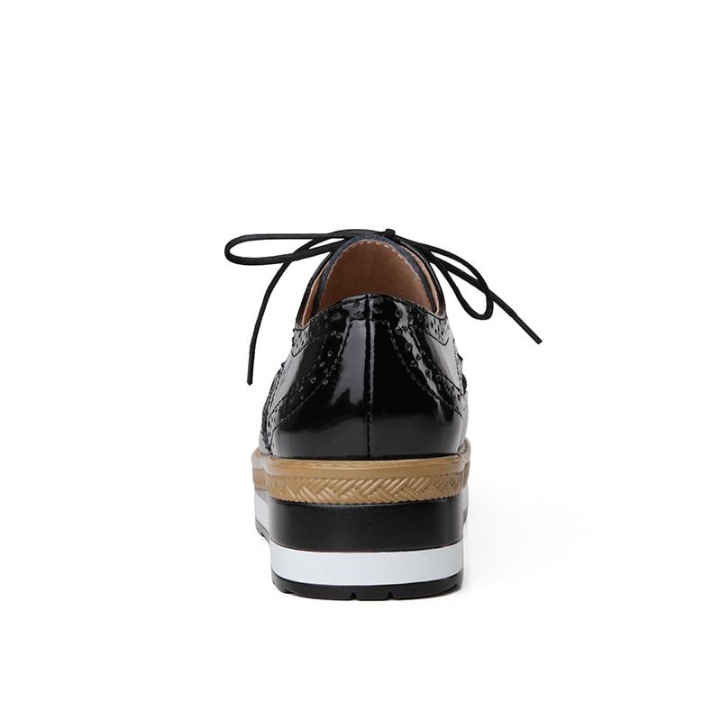 Galya Damskie Buty Typu Oxford - Brązowy