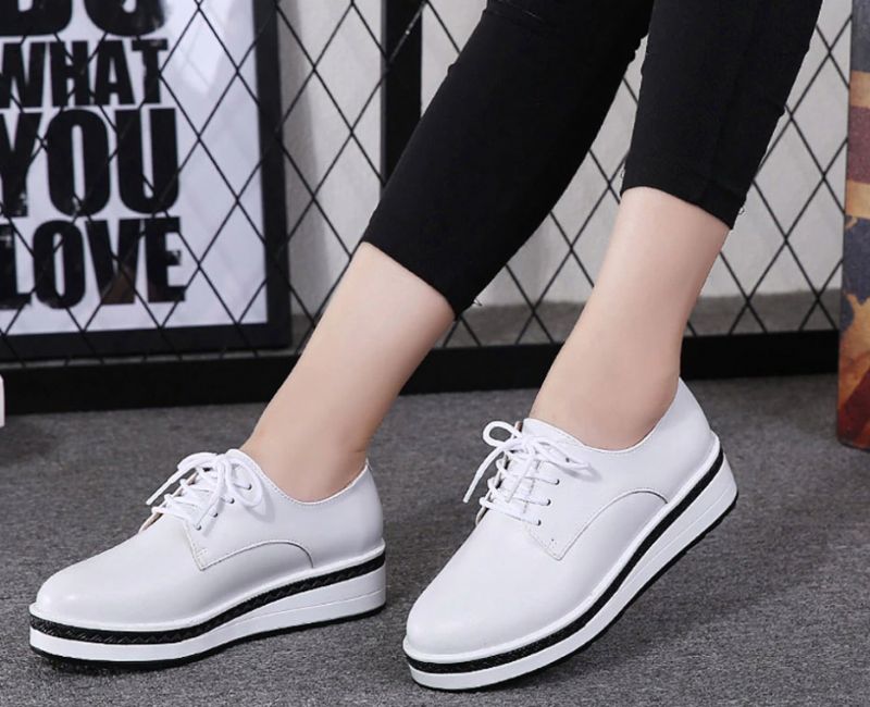 Galya Damskie Buty Typu Oxford - Brązowy
