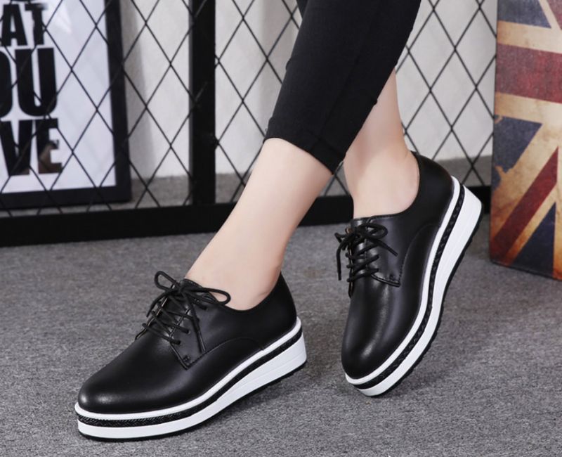 Galya Damskie Buty Typu Oxford - Brązowy