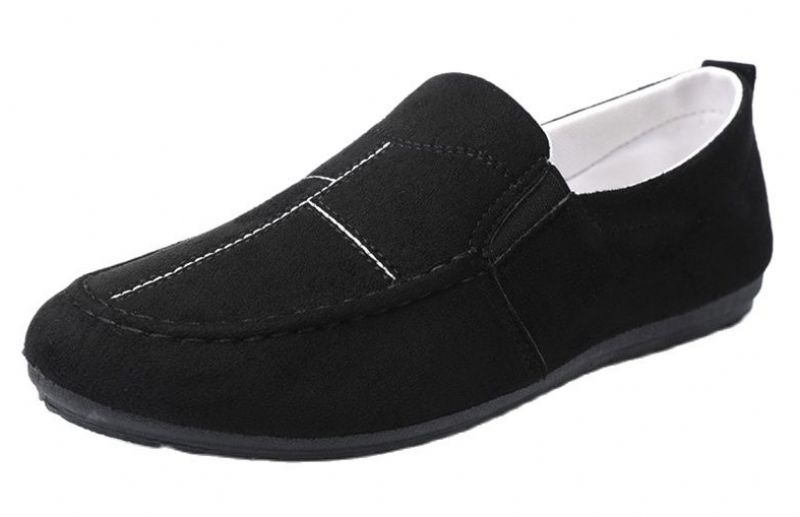 Gamero Męskie Mokasyny Eleganckie Buty - Czarny