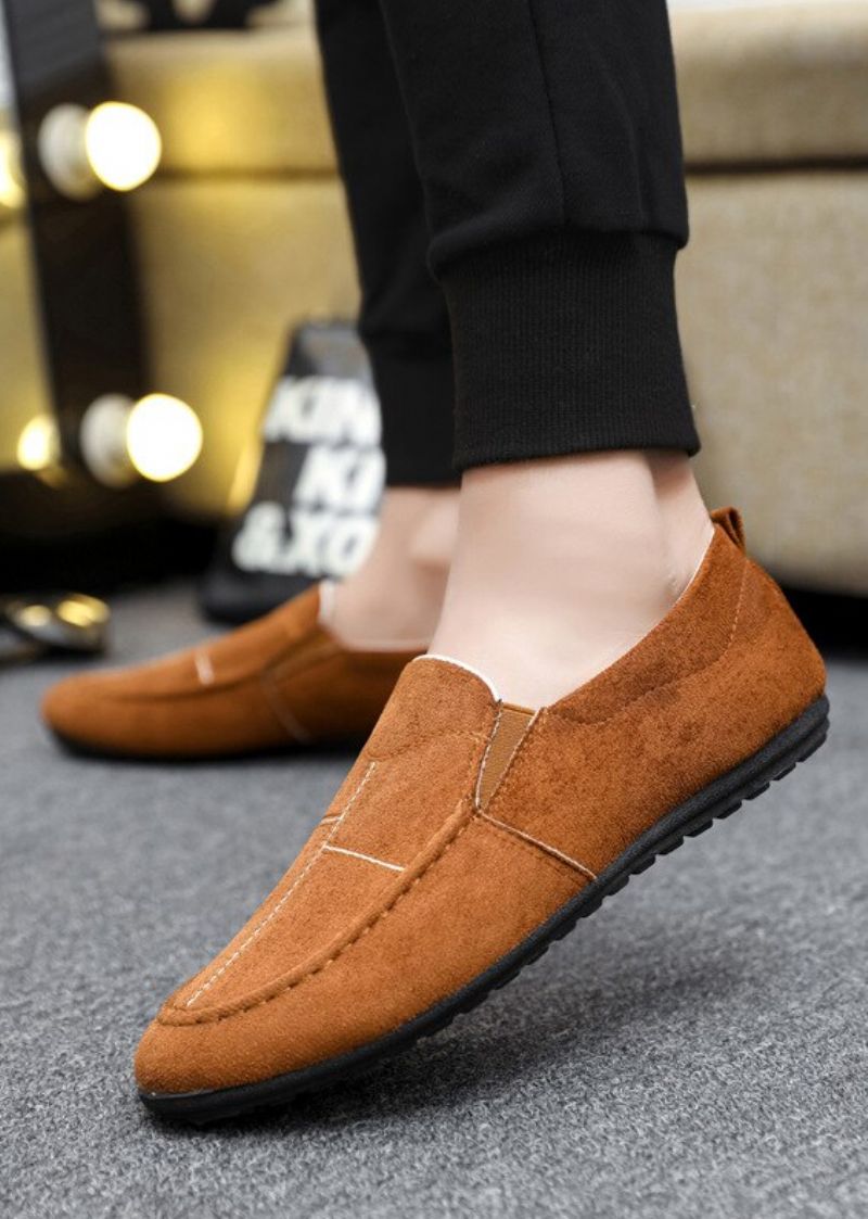 Gamero Męskie Mokasyny Eleganckie Buty - Czarny