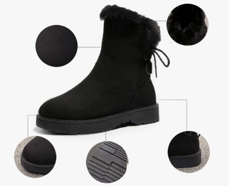 Gaudys Damskie Zimowe Buty - Czarny