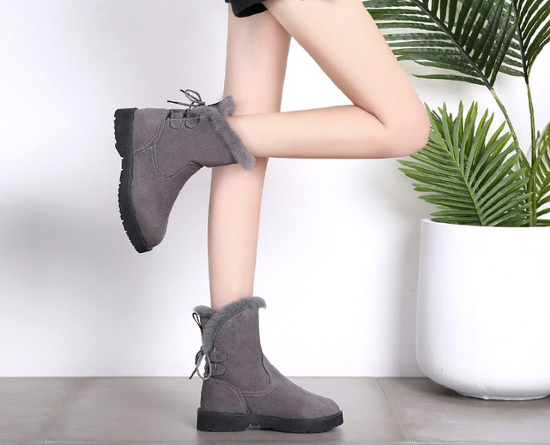 Gaudys Damskie Zimowe Buty - Czarny