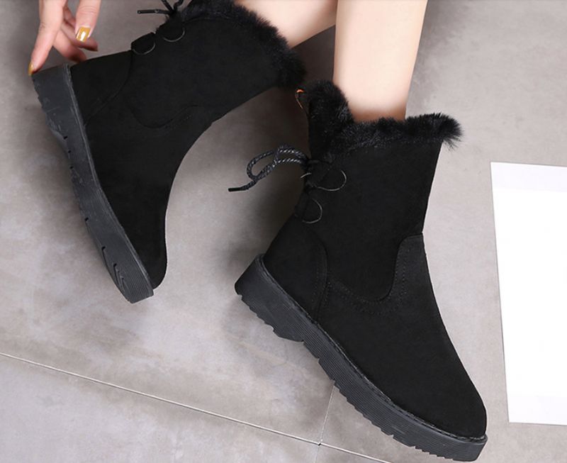 Gaudys Damskie Zimowe Buty - Czarny