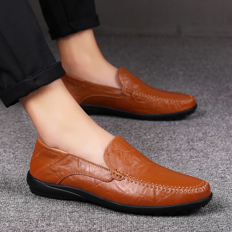 Gavin Męskie Trampki Typu Slip-on - Czarny