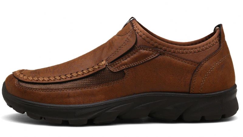 George Mokasyny Męskie Buty Casualowe - Brązowy