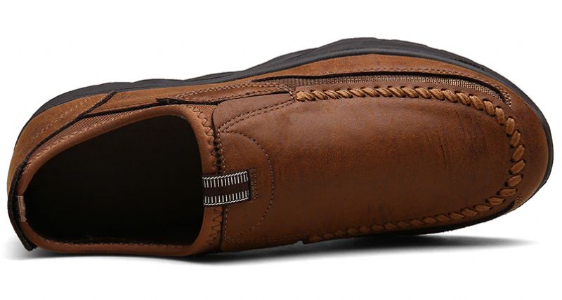 George Mokasyny Męskie Buty Casualowe - Brązowy