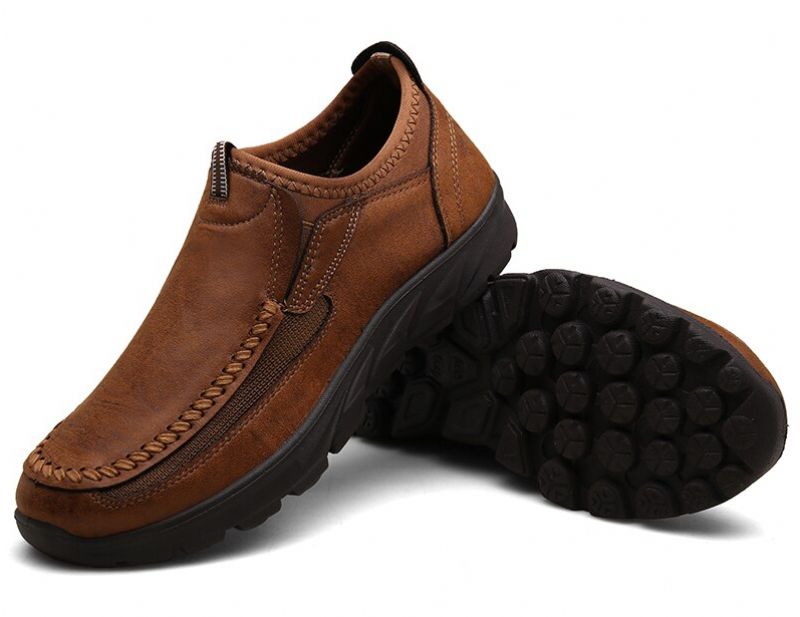 George Mokasyny Męskie Buty Casualowe - Brązowy