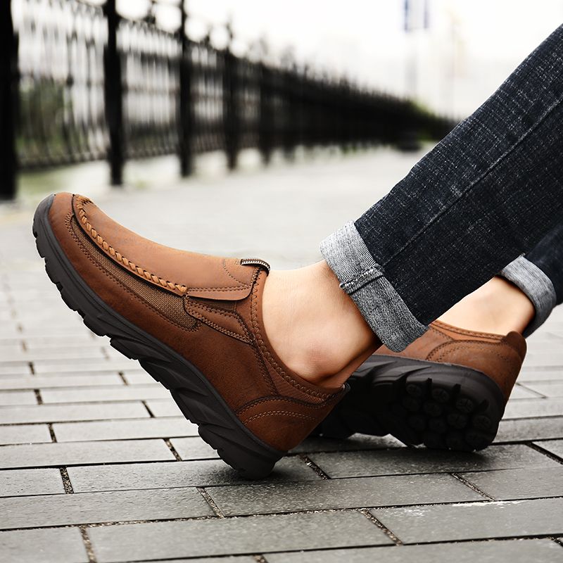 George Mokasyny Męskie Buty Casualowe - Brązowy