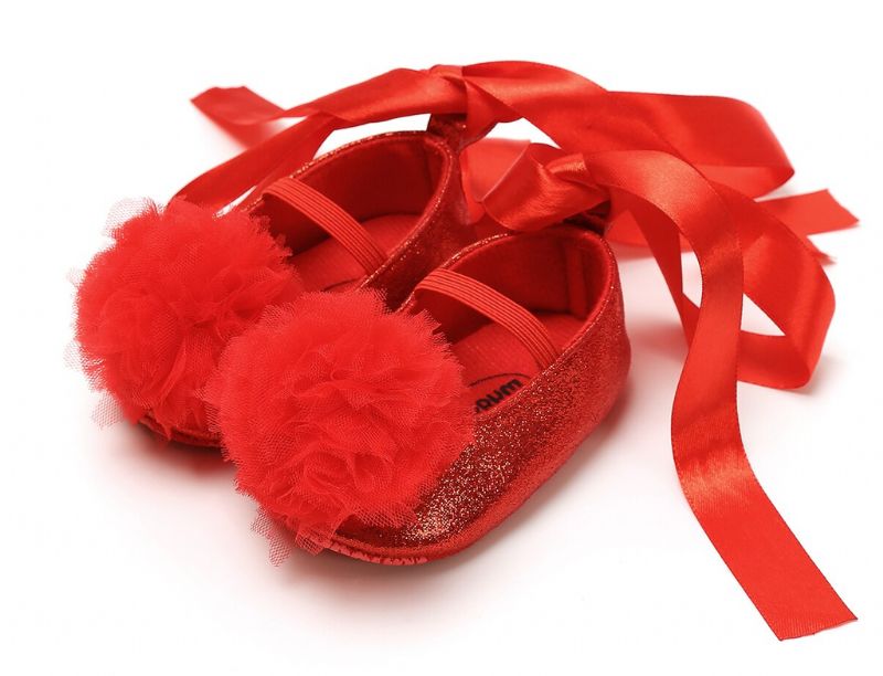Gertrudix Baby Dziewczęce Buty Płaskie - Czerwony