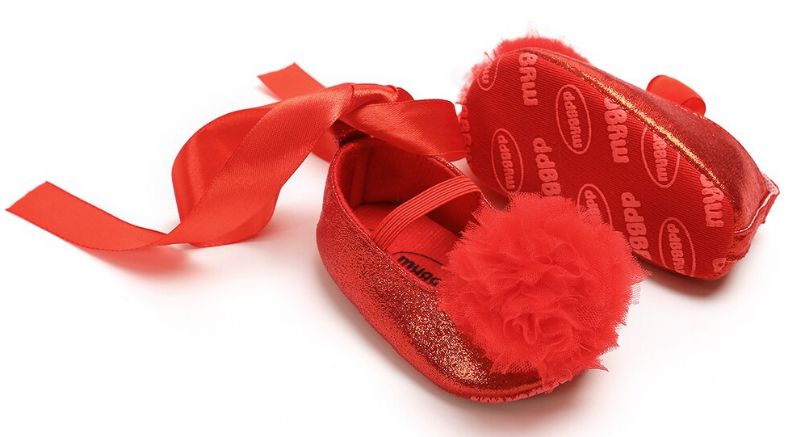 Gertrudix Baby Dziewczęce Buty Płaskie - Czerwony