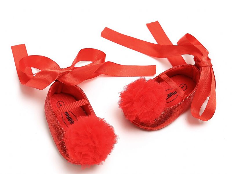 Gertrudix Baby Dziewczęce Buty Płaskie - Czerwony