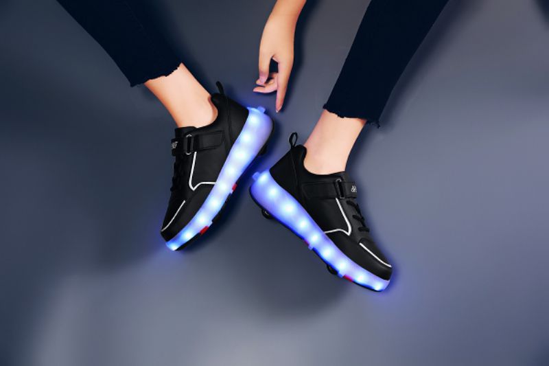 Gezzy Dla Obu Płci Dziecięce Trampki Roller - Różowy