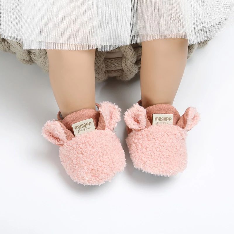 Ginny Dziecięce Buty Śnieżne - Różowe futro