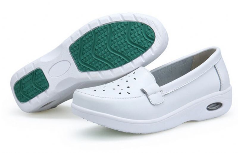 Gladys Damskie Buty Platformy Air Cushion - Biały