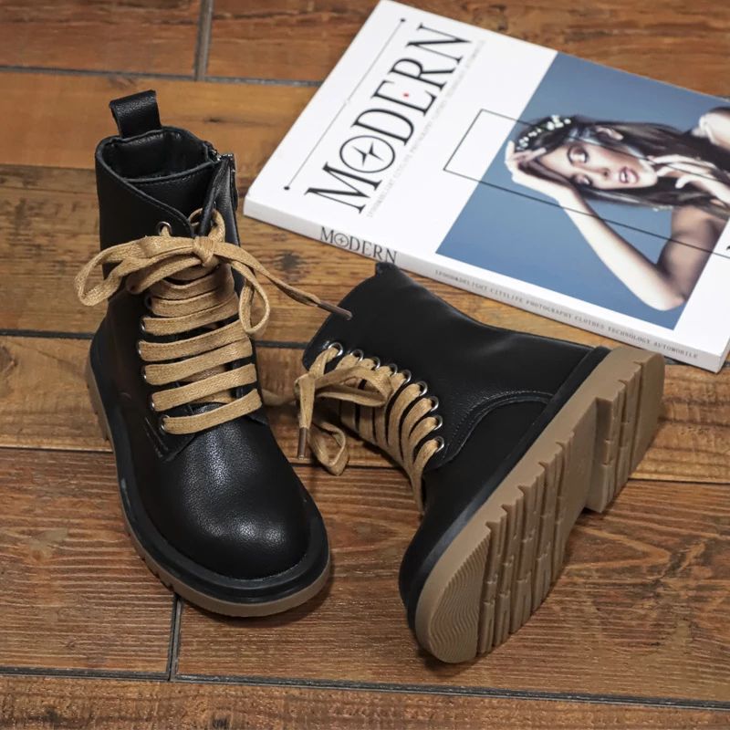 Glorya Dziewczęce Buty Chelsea - Czarny