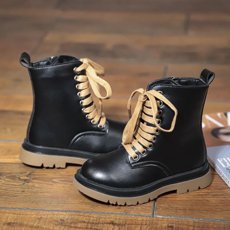Glorya Dziewczęce Buty Chelsea - Czarny