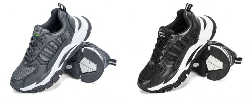 Glyserin Damskie Trampki Outdoorowe - Czarny
