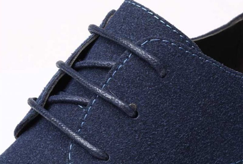 Gonzalo Męskie Mokasyny Eleganckie Buty - Niebieski