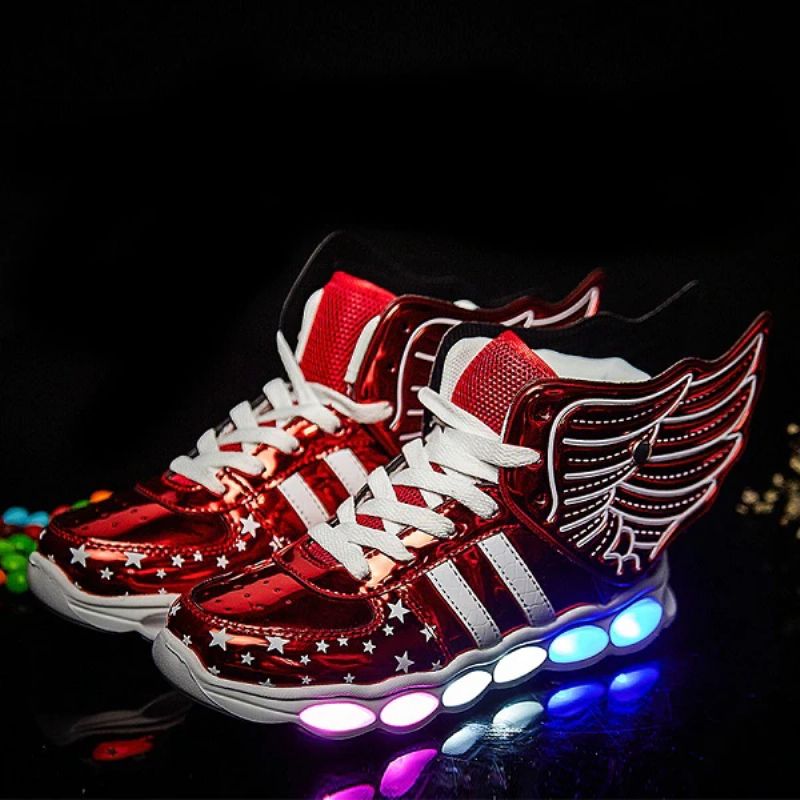 Gosling Dla Obu Płci Dziecięce Trampki Lighted - Czerwony