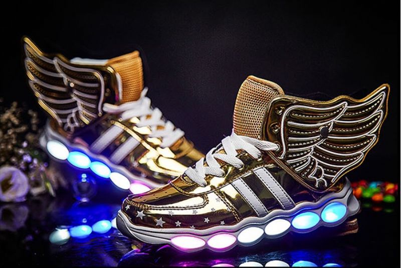Gosling Dla Obu Płci Dziecięce Trampki Lighted - Czerwony