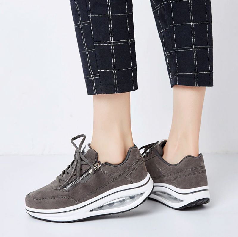 Gowalk Max Damskie Buty Płaskie Z Platformą - Czarny