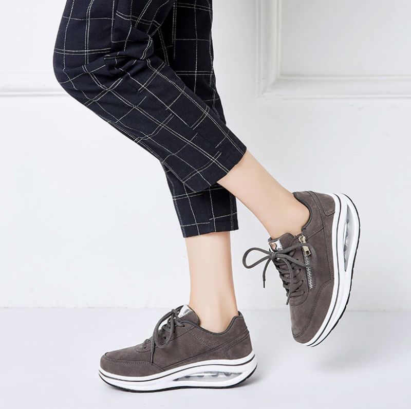 Gowalk Max Damskie Buty Płaskie Z Platformą - Czarny