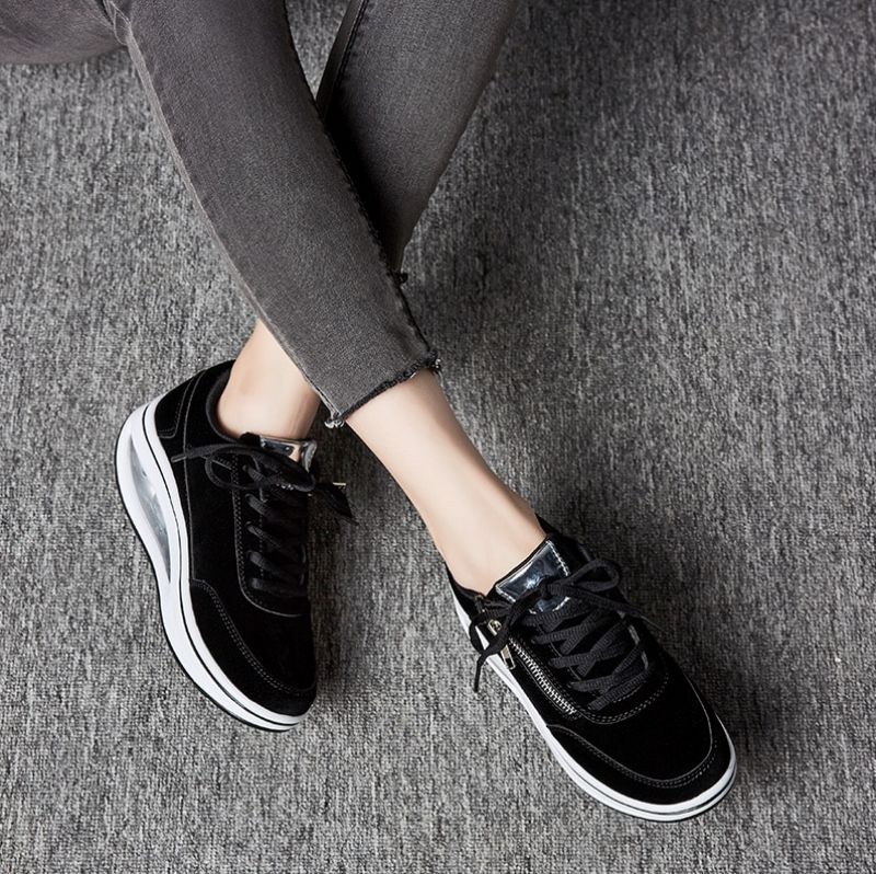 Gowalk Max Damskie Buty Płaskie Z Platformą - Czarny