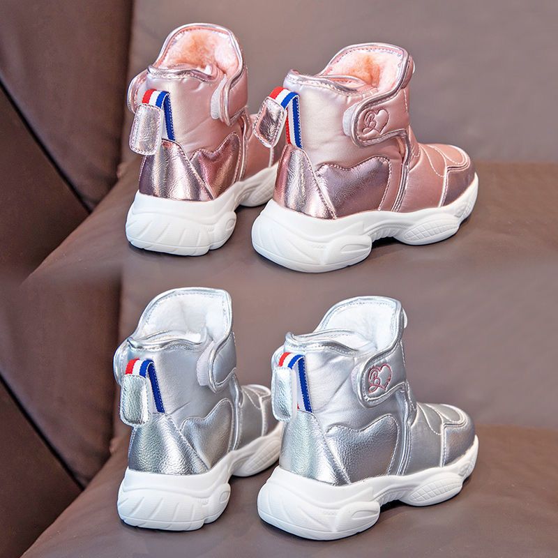 Grace Dziewczęce Buty Zimowe - Srebrny futro