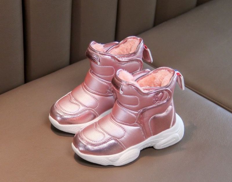 Grace Dziewczęce Buty Zimowe - Srebrny futro