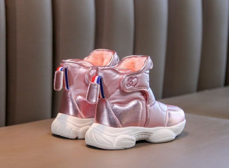 Grace Dziewczęce Buty Zimowe - Srebrny futro