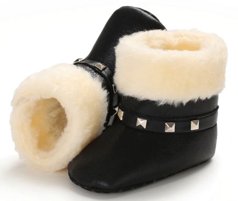 Gracia Baby Dziewczęce Buty Zimowe - Różowe futro