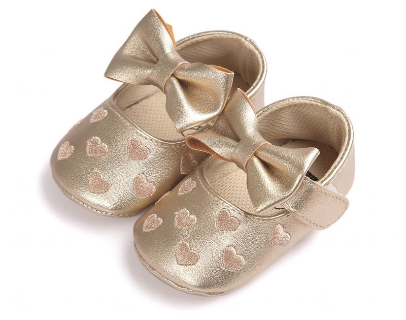 Greta Dziecięce Buty Płaskie - Złoty