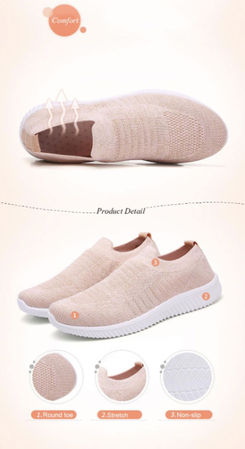 Gudula Damskie Buty Wsuwane - Czarny