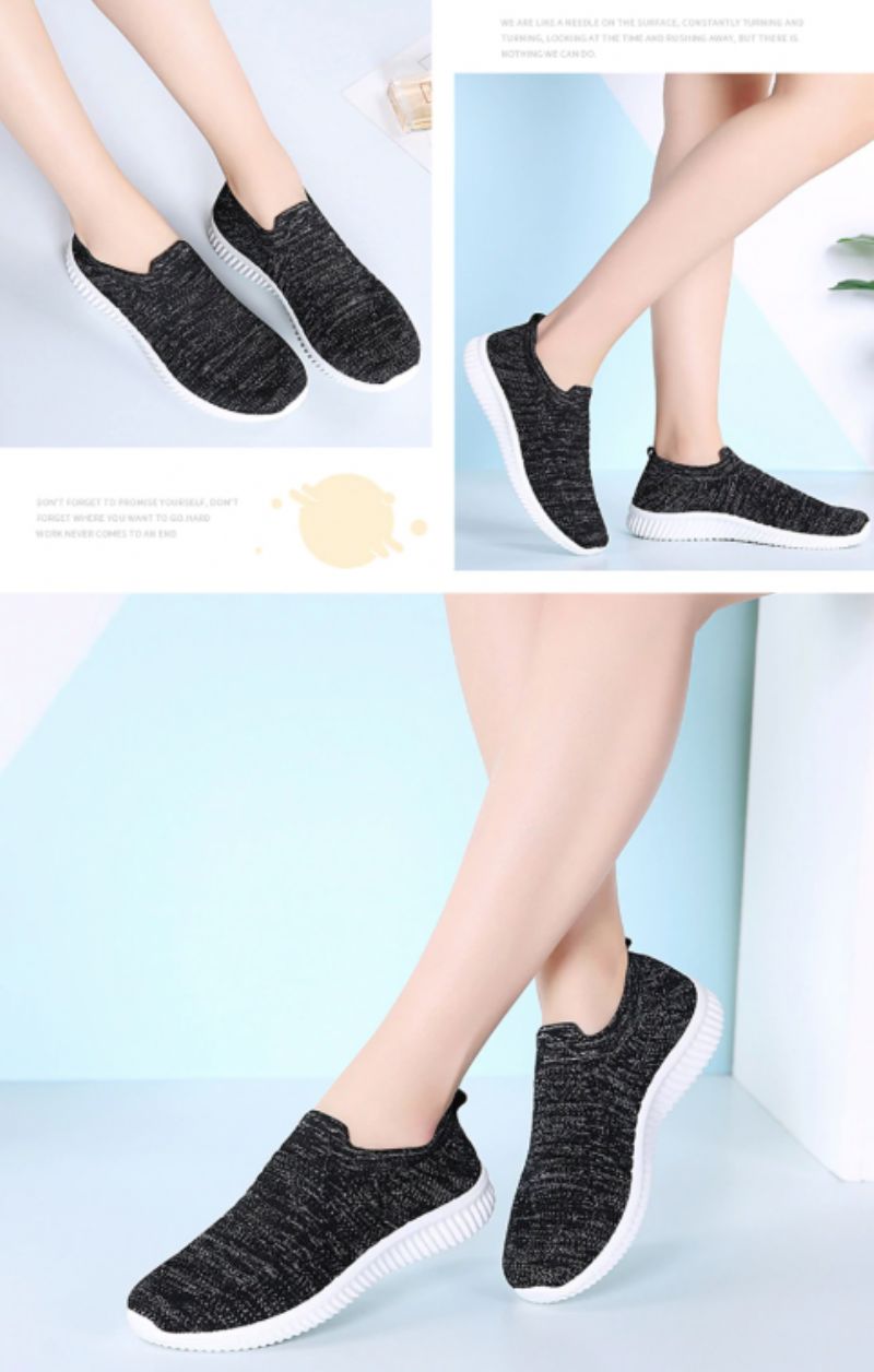 Gudula Damskie Buty Wsuwane - Czarny