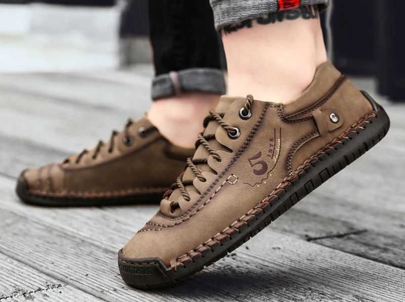 Guillen Męskie Mokasyny Codzienne - Khaki