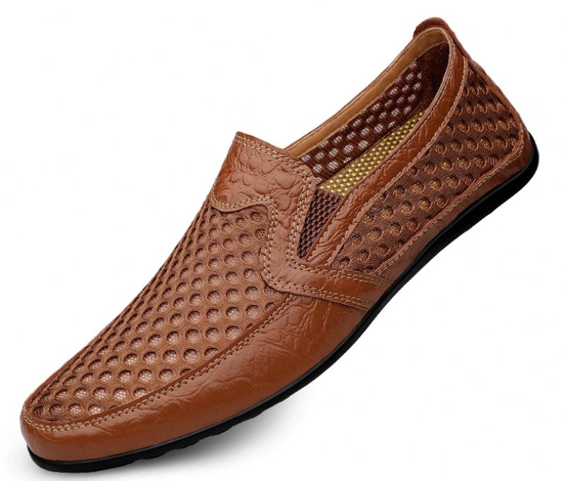 Gulu Męskie Mokasyny Casualowe Buty - Brązowy