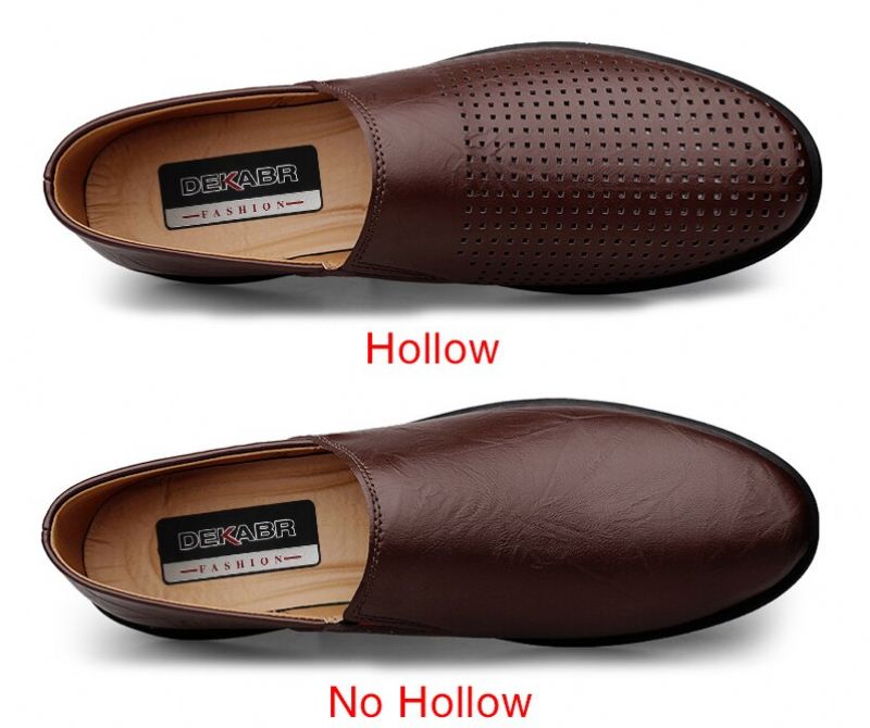 Gustav Męskie Mokasyny Casualowe Buty - Brązowy