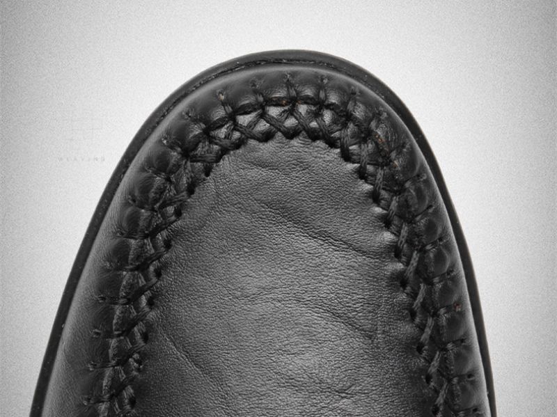 Hank Mokasyny Męskie Buty Casualowe - Czarny