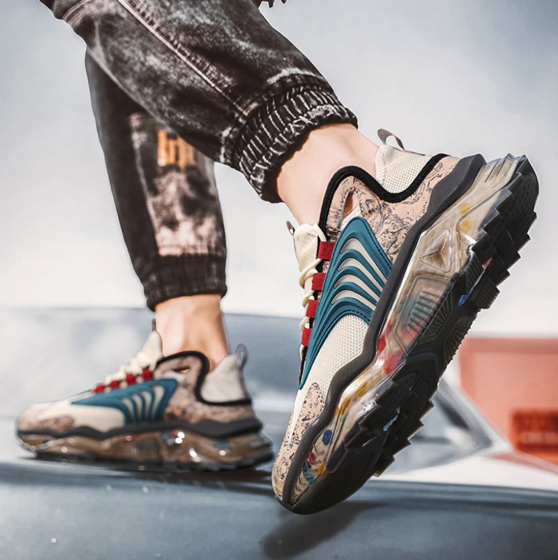 Harley Męskie Buty Do Biegania - Khaki